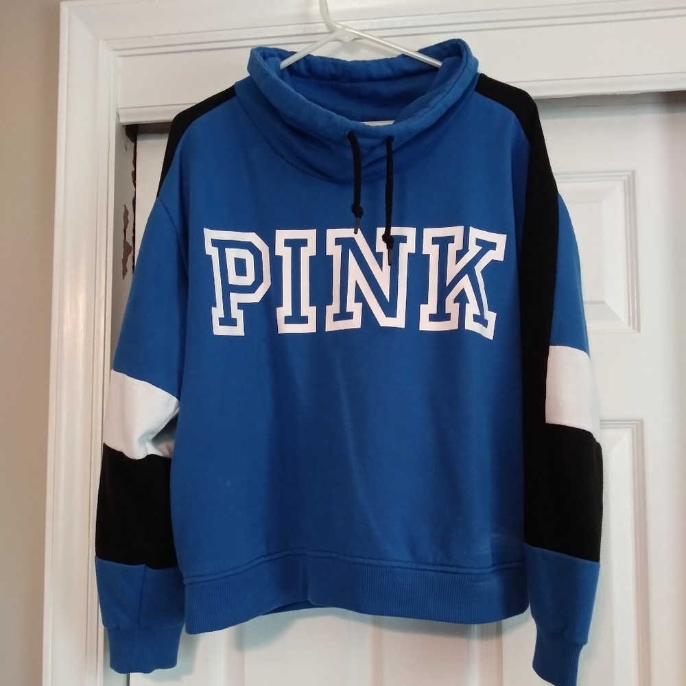 VS Pink cowl neck hoodie